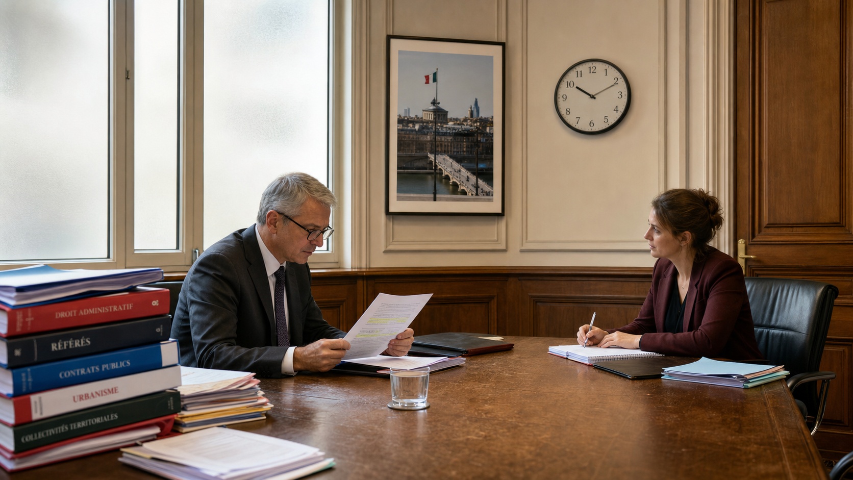 Coach mental consultant un document réglementaire dans un cabinet professionnel à Paris