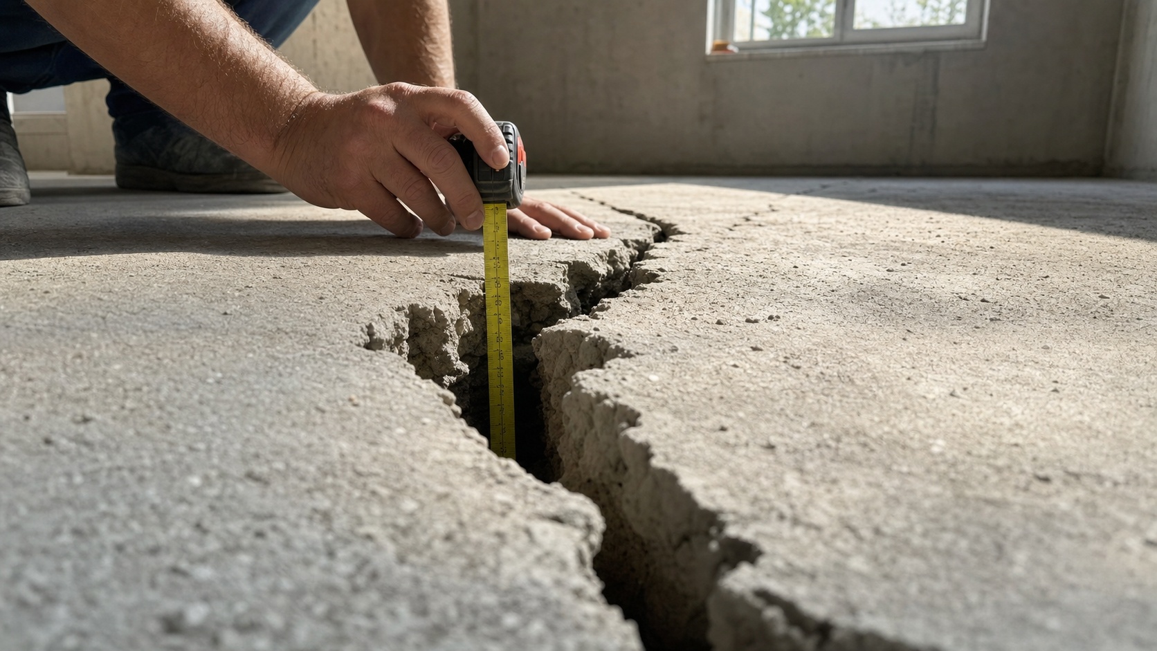 Engin de terrassement sur un chantier de fondations, sol retourné, risque de sinistre décennal