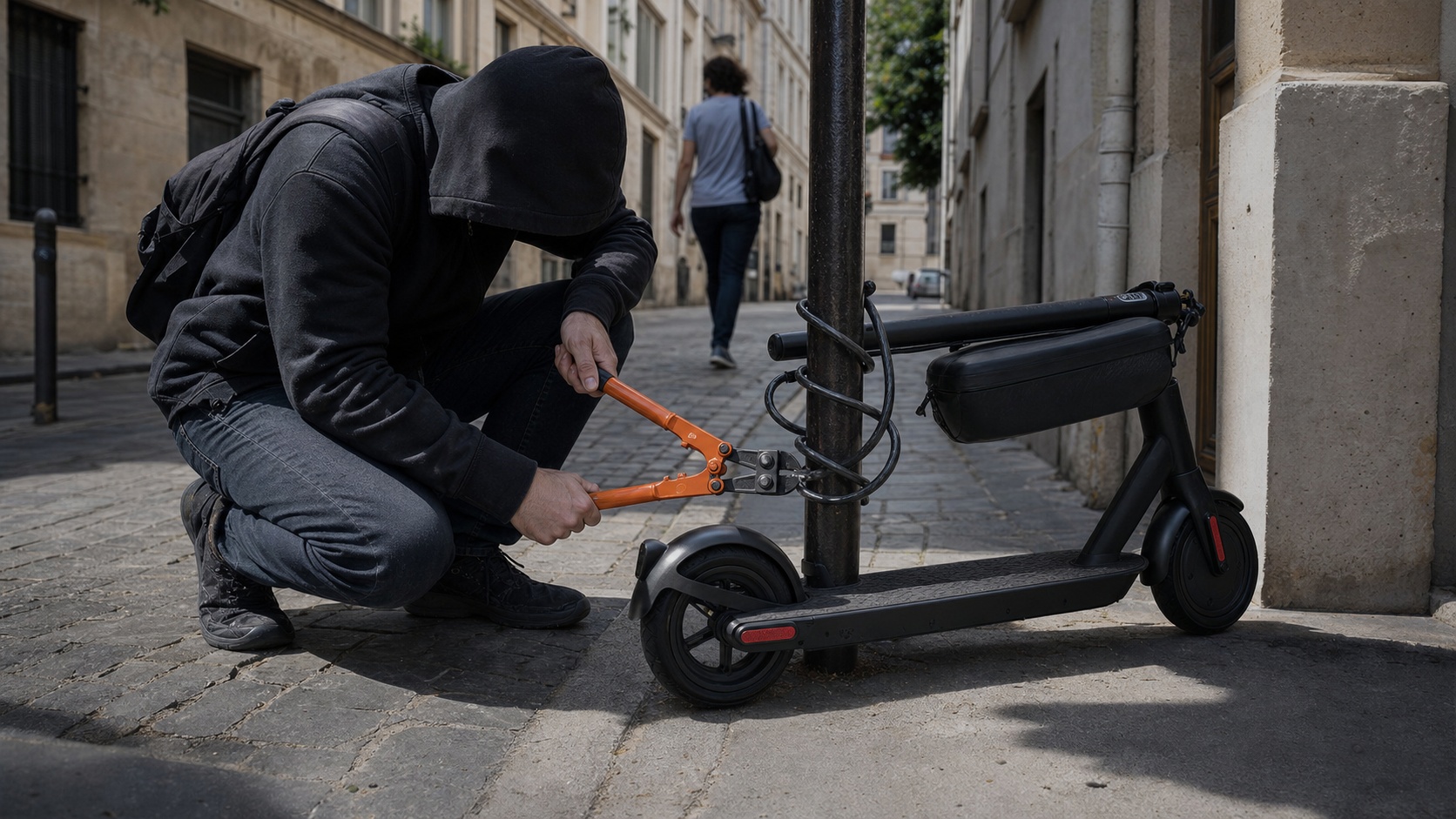 Assurance trottinette électrique avec garantie vol - visuel comparatif Revital