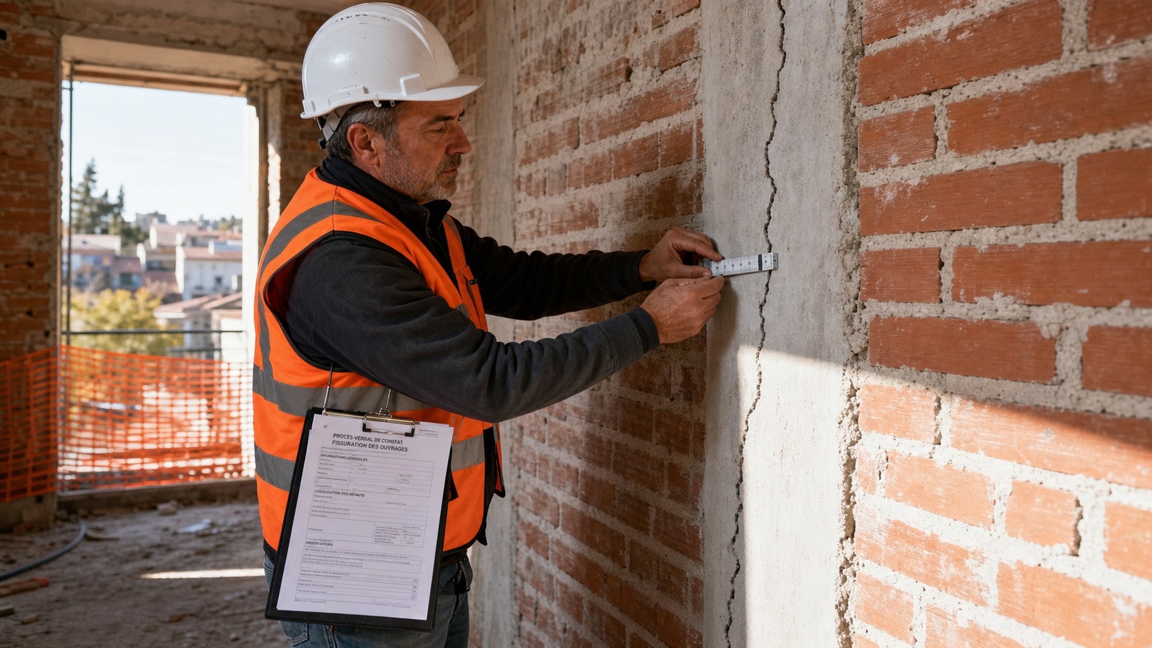 Document officiel d'attestation d'assurance décennale pour chantier de rénovation immobilière